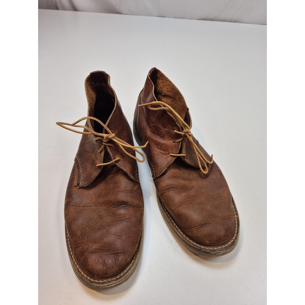 Red Wing Shoes Chukka Boots Mens Size 10.5 Brown Leather 3322 Made USA Ankle